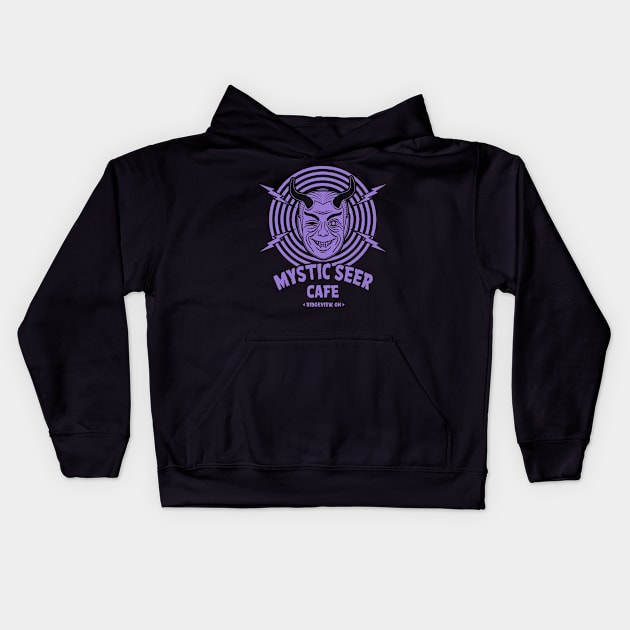 Mystic Seer Cafe - 1Color Kids Hoodie by JMADISON